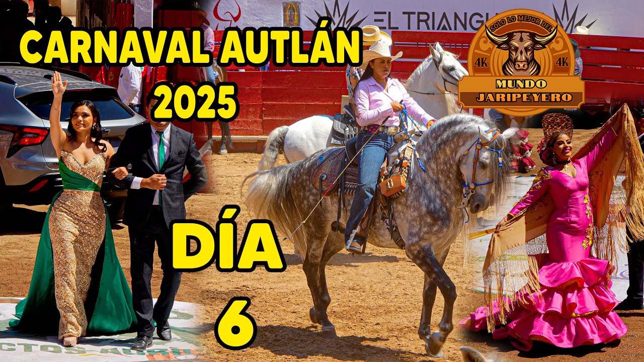 SEXTO TORO DE 11 CARNAVAL AUTLÁN 2025 DÍA 6 DE 10  PLAZA DE TOROS ALBERTO BALDERAS #toros #jaripeo