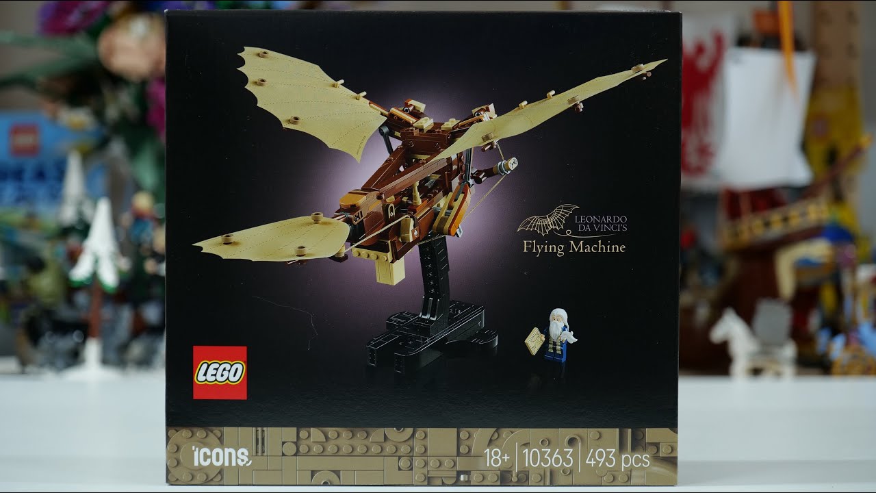 LEGO Icons 10363 Leonardo da Vinci's Flying Machine - LEGO Speed Build Review