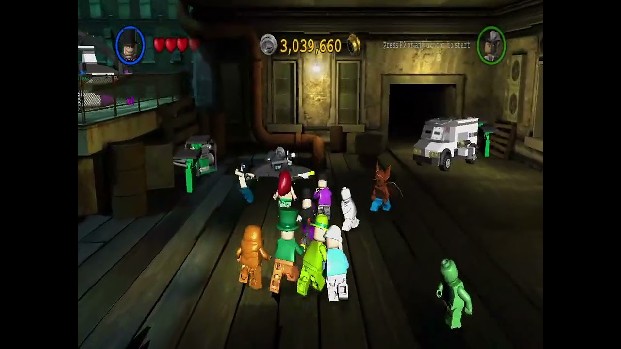 Brawling at Arkham on LEGO Batman The Video Game