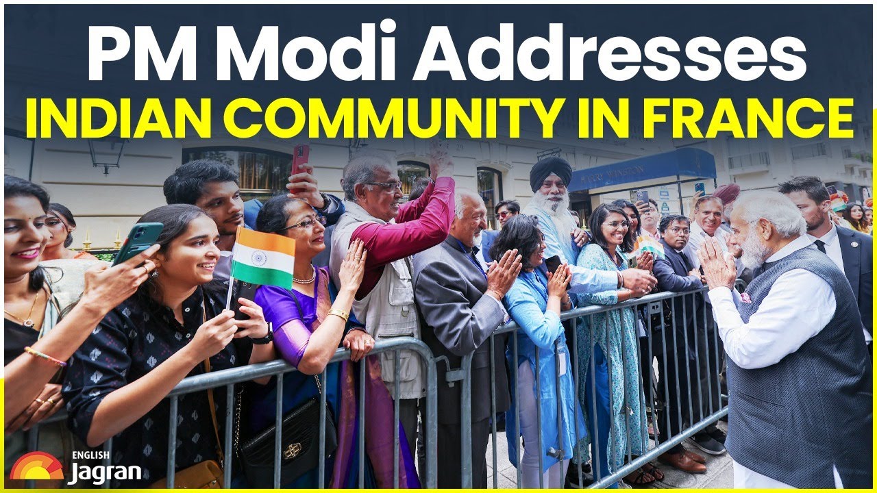Live | PM Modi Addresses Indian Community In France