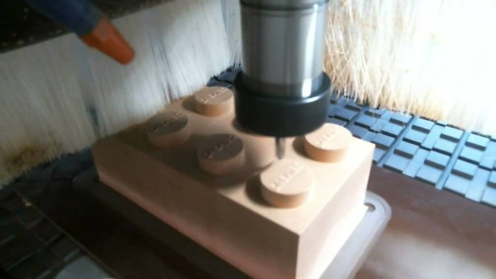 Holz Bauklotz CNC gefräst