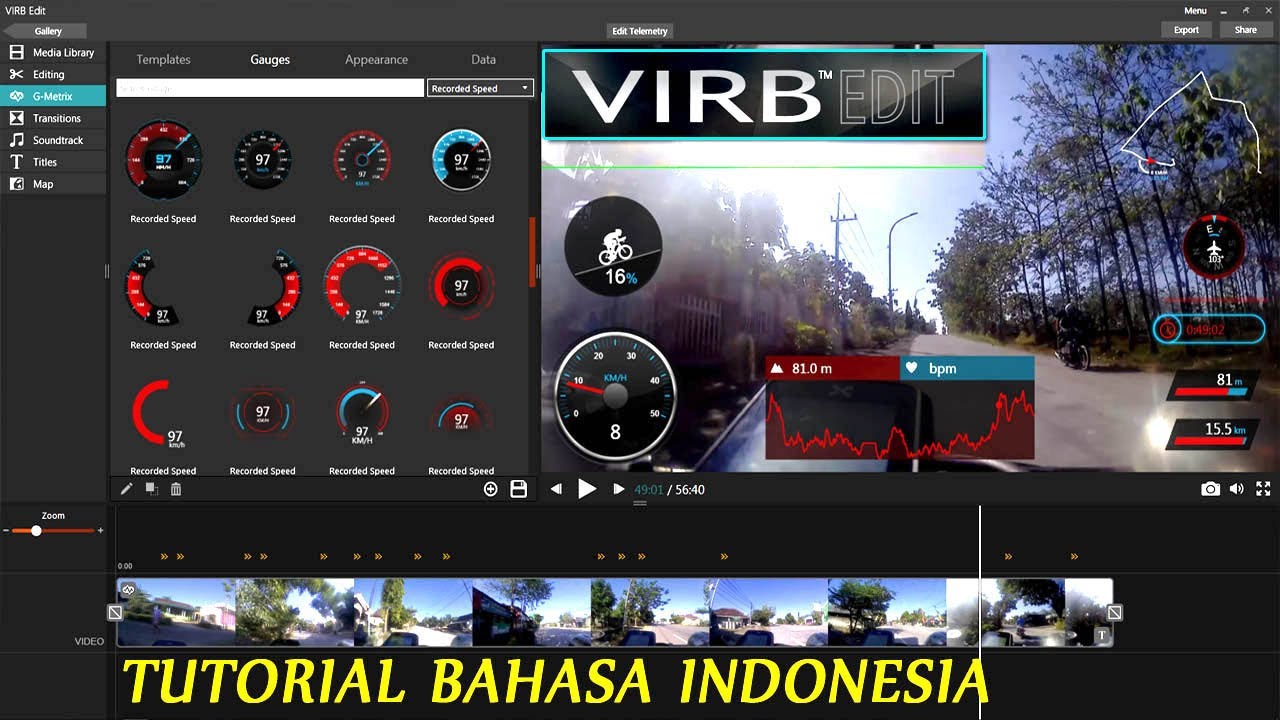 FULL TUTORIAL VIRB Edit Indonesia
