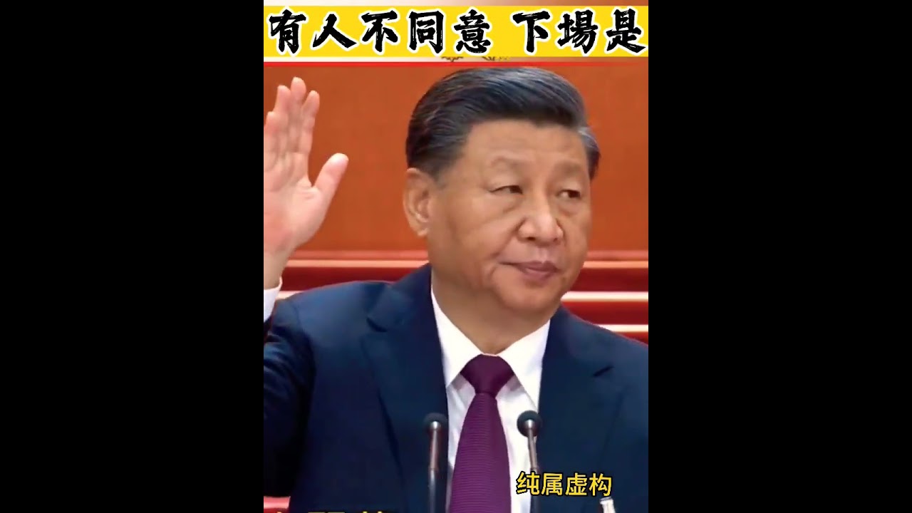 【習近平】  同意的請舉手｜ 完了 有人不同意【纯属虚构】 #習近平#short #shorts