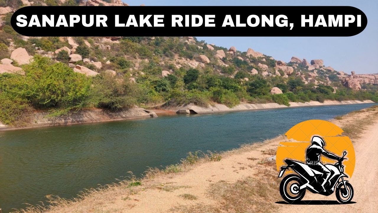 Sanapur Lake, Ride Along Vlog || Places to Visit around Hampi || Part 1
