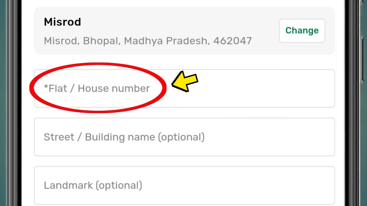 What is Flat House number? What to put in Flat House number