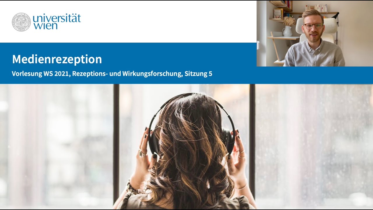 Wie wirken Medien? Medienrezeption (Vorlesung 5)