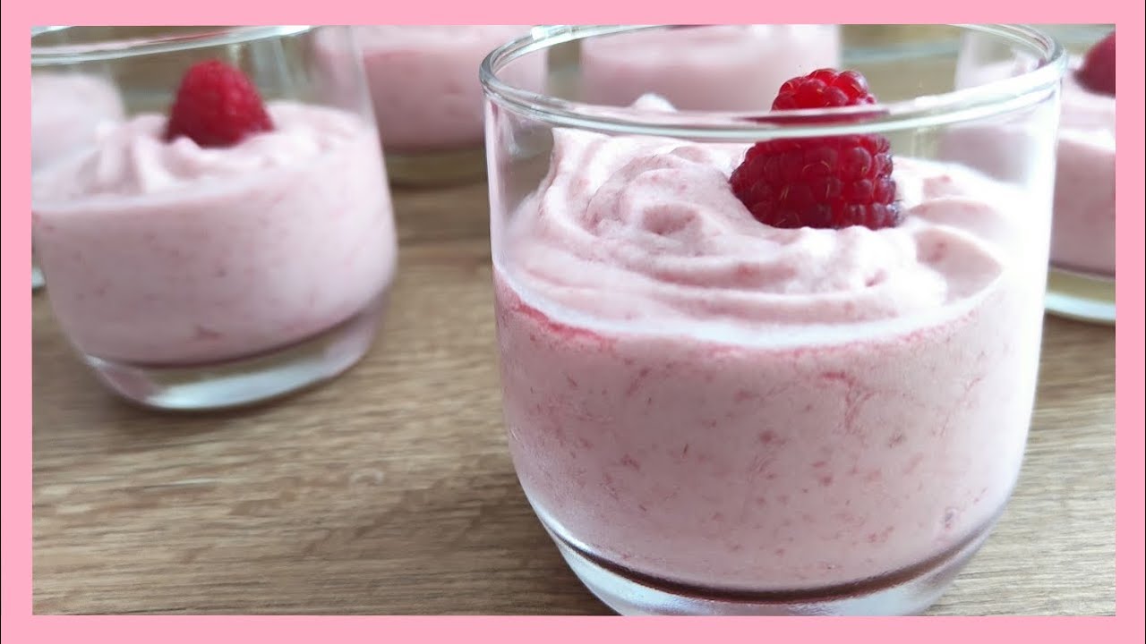 Mousse framboise-mascarpone / raspberry-mascarpone mousse