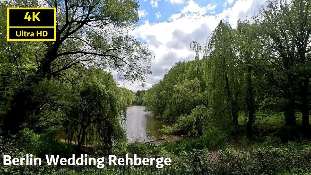 City Walk Walking Tour Berlin Wedding Volkspark Rehberge 4K Ultra HD 60fps am 07.05.2023