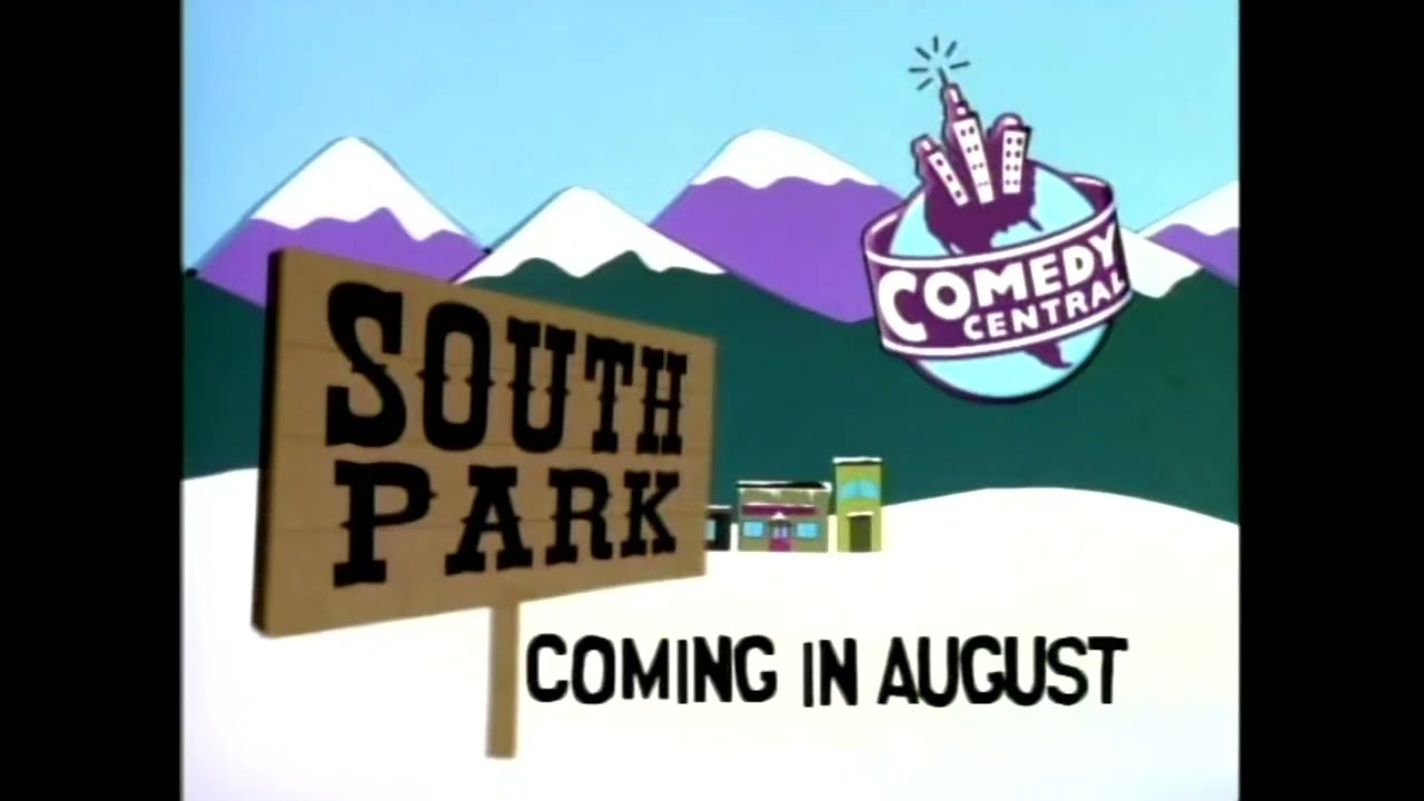 Comedy Central - South Park premiere promo (July 1997) [HD]