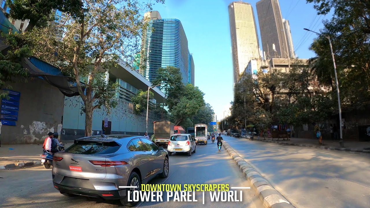 4K Drive in Lower Parel | Downtown Skyscrapers | Mumbai