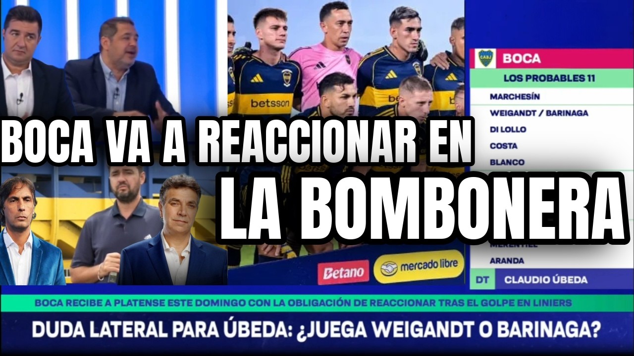 BOMBA LA GRAN APUESTA DE UBEDA PARA BOCA El Domingo en la Bombonera