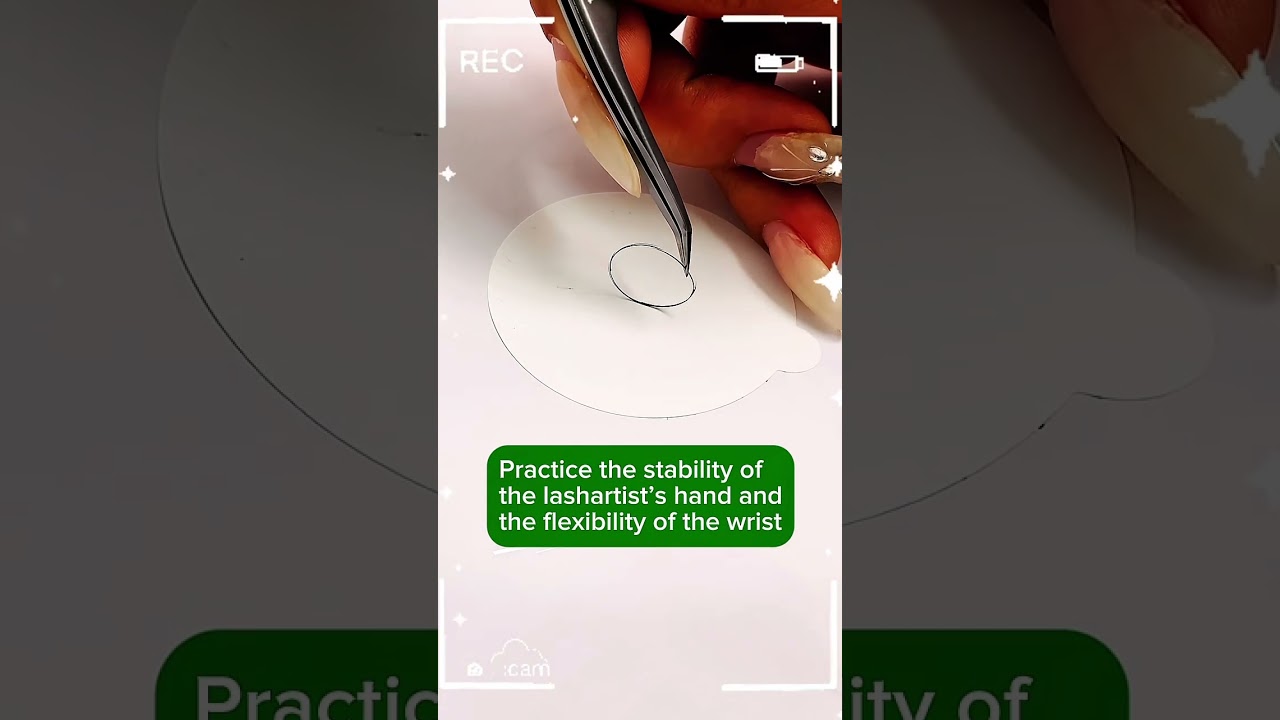 Practice the stability of the lashartist&rsquo;s hand and the flexibility of the wrist. #eyelashextensions