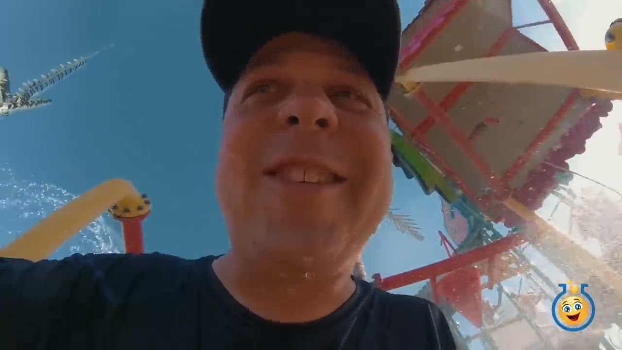Water Slide Fun & Races on Giant Rides at Water Park! Family Friendly Outdoor Activities Kids Video