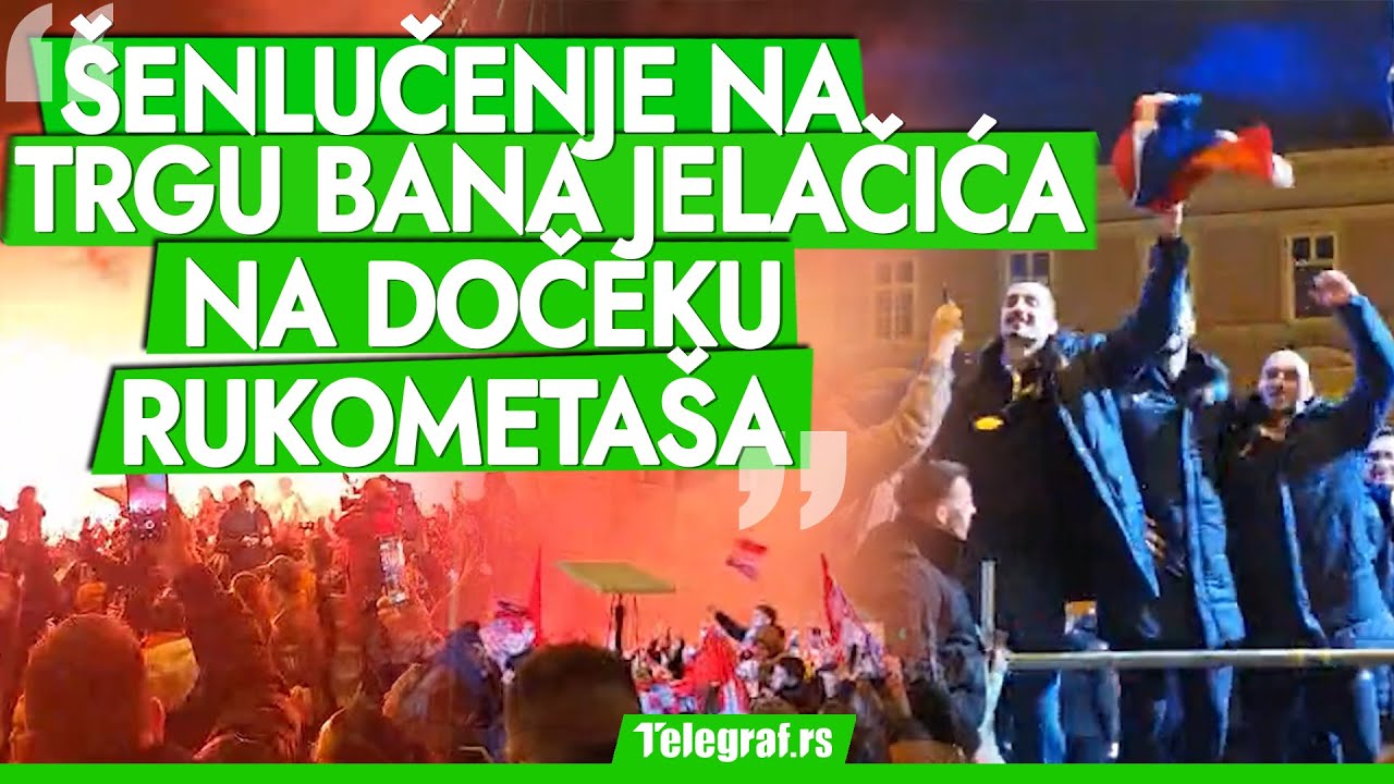 Šenlučenje na Trgu Bana Jelačića u Zagrebu