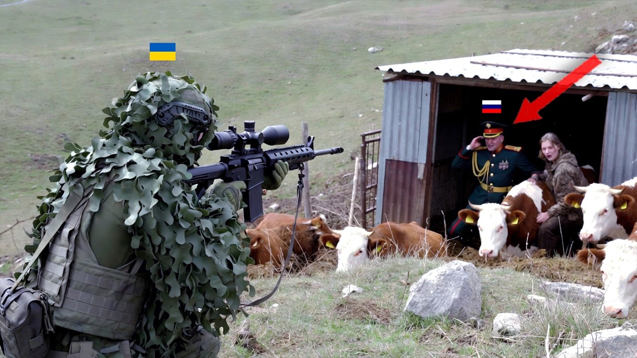 Снайпер нейтрализовал генерала, скрывавшегося среди животных в свинарнике