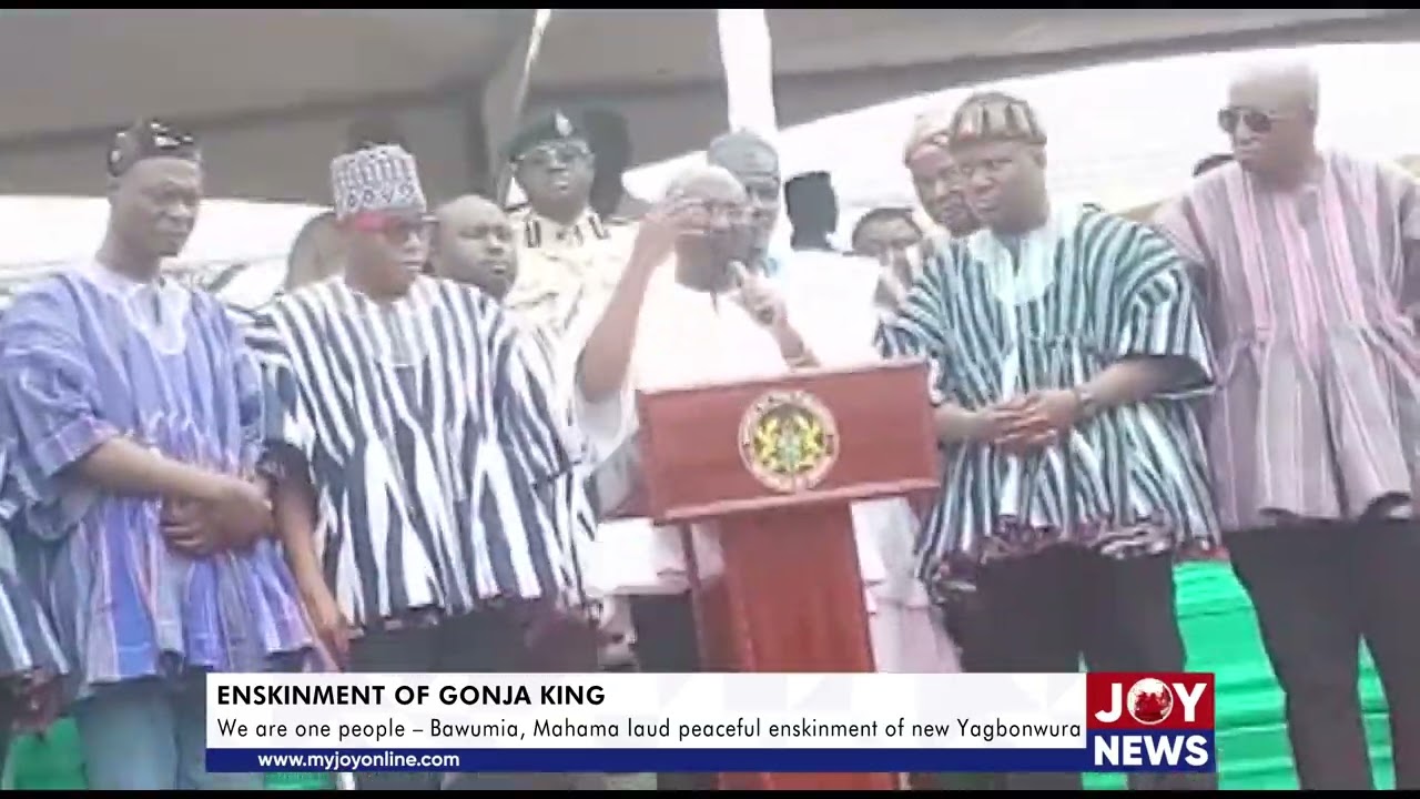 We are one people – Bawumia and Mahama laud peaceful enskinment of new Yagbonwura