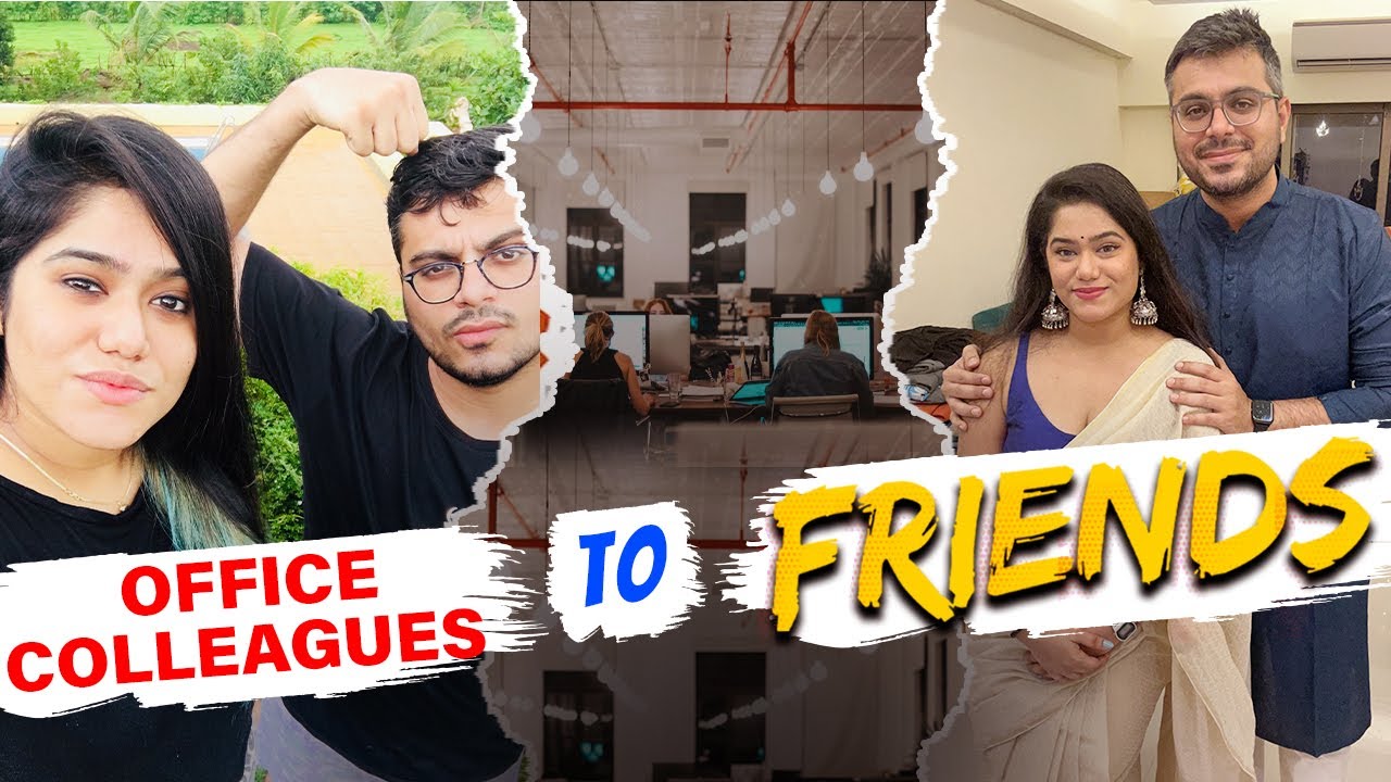 FRIENDS 👫Before DATING 👩‍❤️‍👨 ❤️| Story From Office Colleagues to Friends | Divesh and Bisu