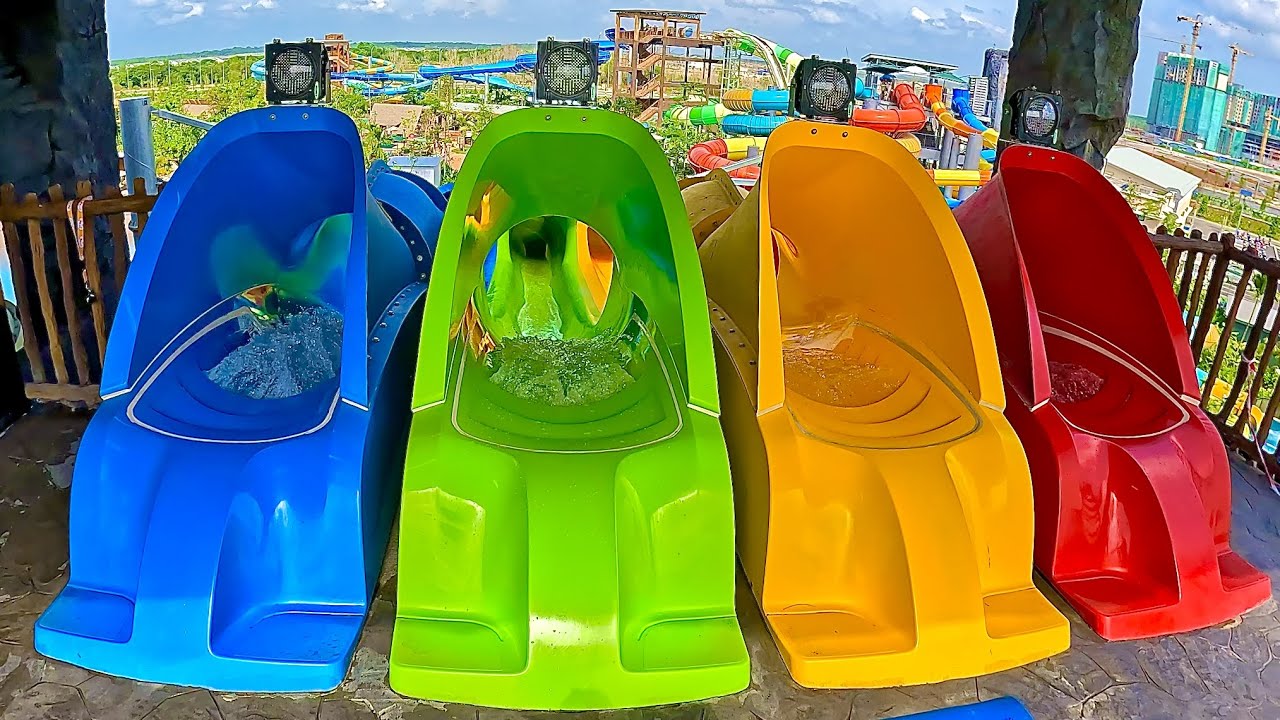 Mat Racer Water Slide at SplashMania Waterpark, Malaysia