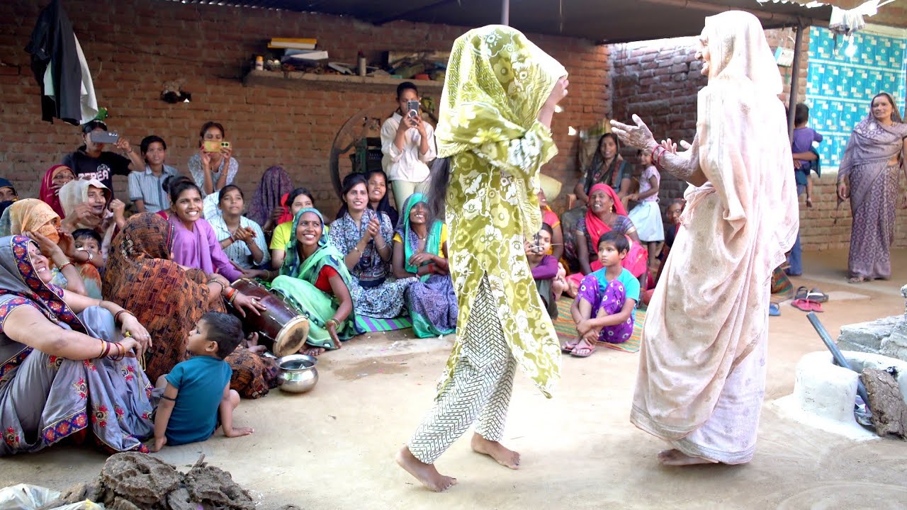 ज्ञानी अम्मा और बूढ़ी अम्मा एक साथ।। वायरल गीत।।लली हाल बता अपने ससुरे के।। देहाती गीत
