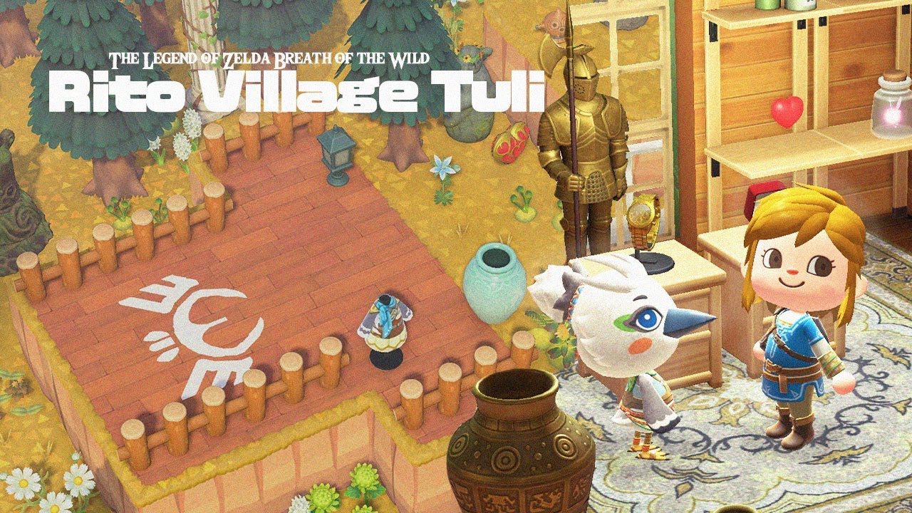 【あつ森】リトの村のチューリ/ Rito Village Tuli 【島クリエイト】【ゼルダの伝説】