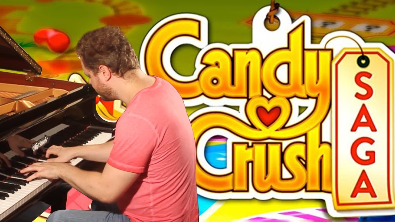 Candy Crush Theme on piano - 3 songs
