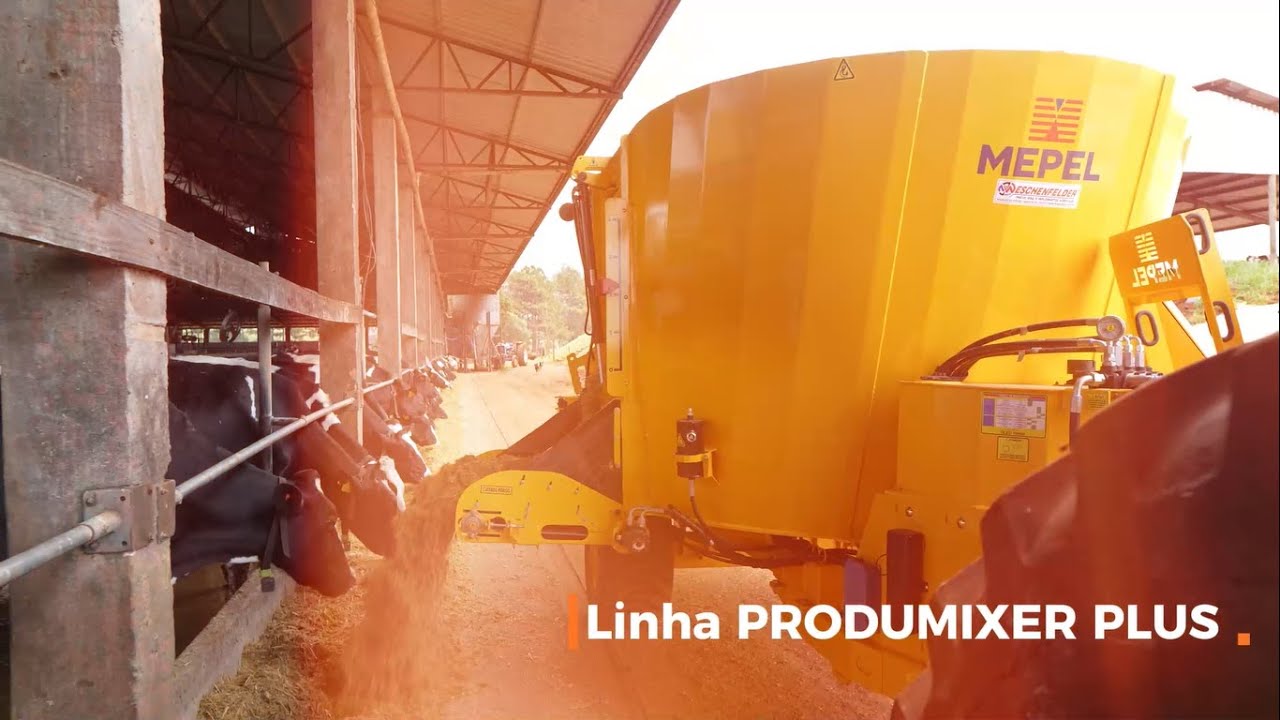 Produmixer Plus MEPEL – Eficiência e robustez para o trato do seu rebanho