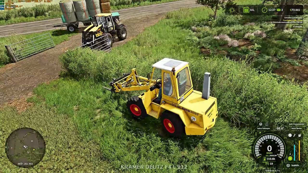 Farming Simulator 25 | Ordentlich zu tun auf Kinlaig | Ballen wickeln und verladen
