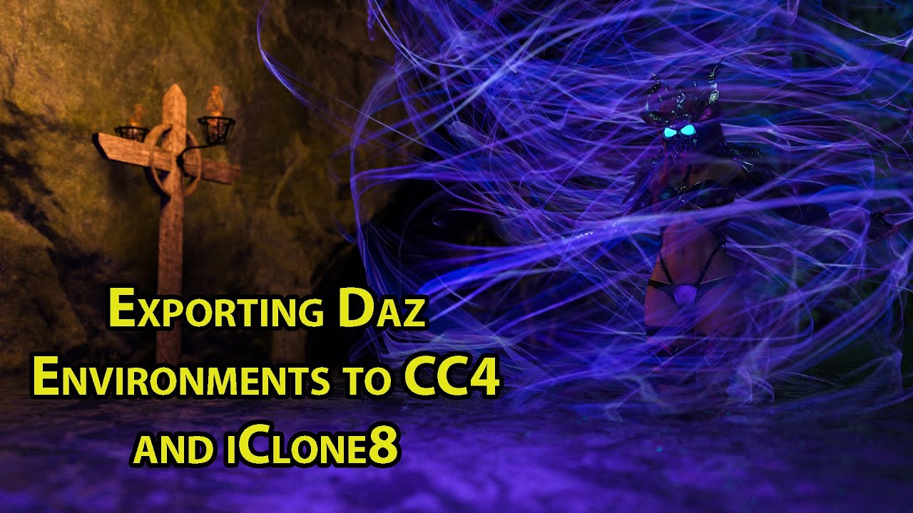 Exporting Environments from Daz3d to CC4 and iClone8