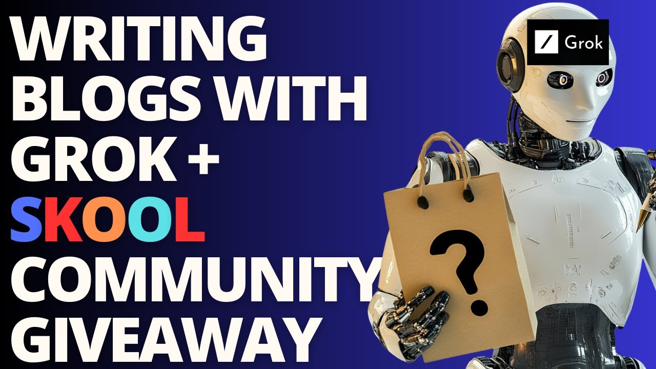 Writing Articles With Grok + Free Skool Community Giveaway