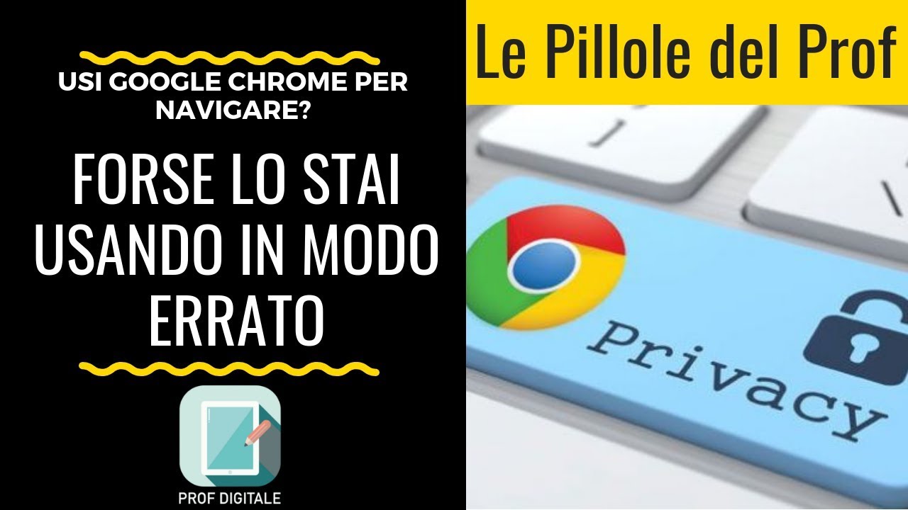 Forse stai usando Google Chrome in modo errato