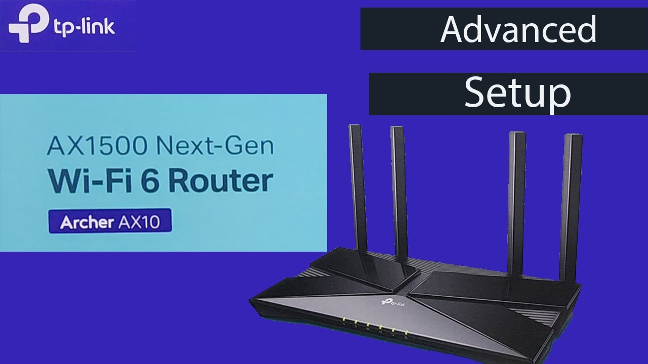 tp link wifi 6 ax1500 router archer ax10 advanced settings