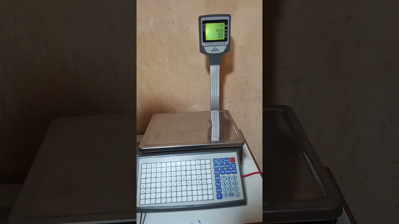 Imprimir ticket en balanza mecheletti balanza - aclas por unidad y por peso