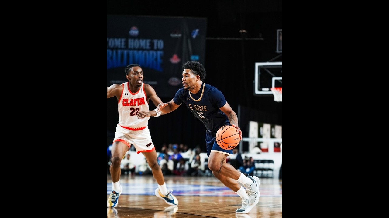 Bluefield State versus Fayetteville State men's basketball CIAA championship