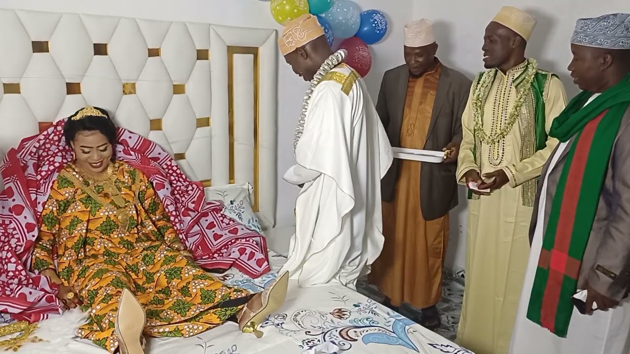 Mariage de Anli Youssouf et sa femme Dayana Said