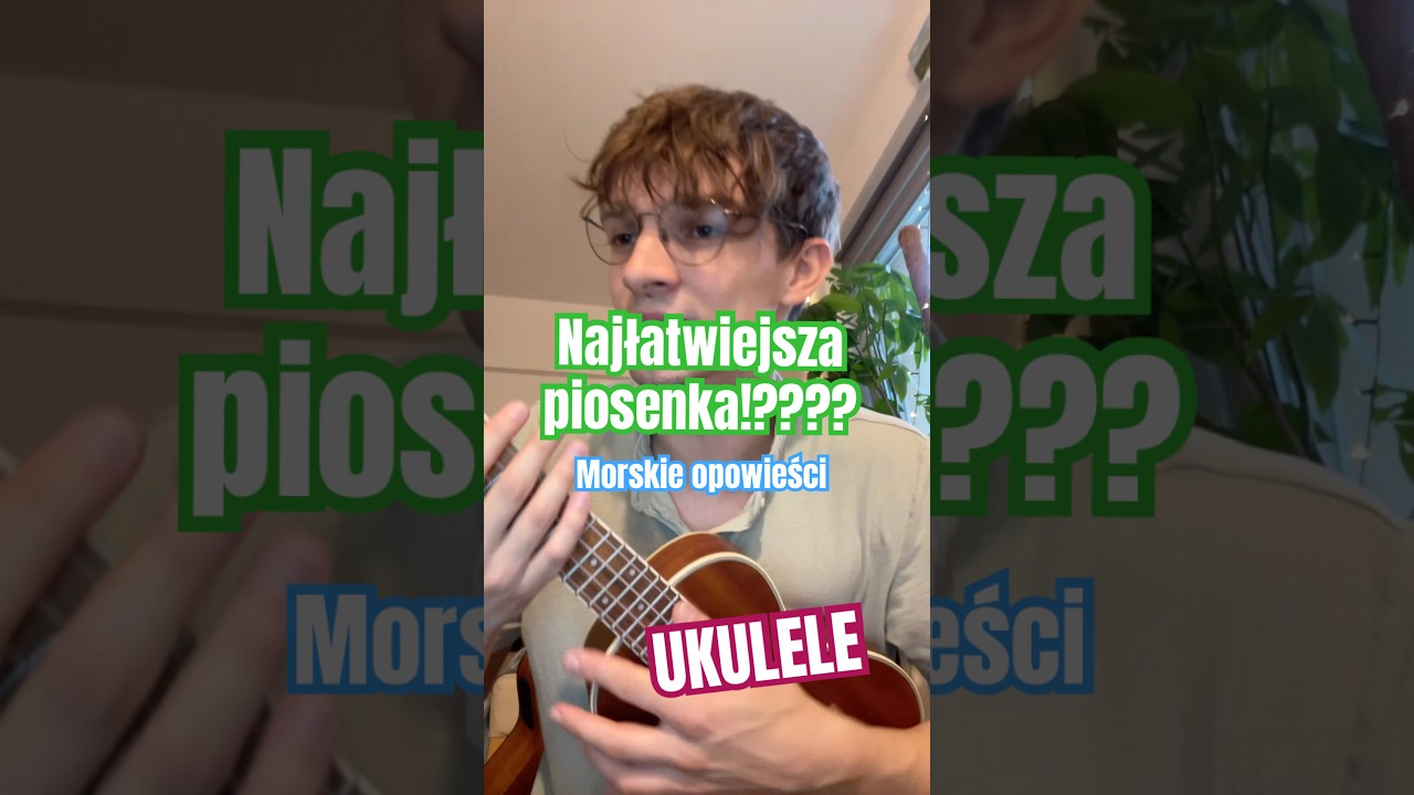 Jak zagrać &bdquo;morskie opowieści&rdquo; ⛴️ na ukulele #ukulele #morskieopowieści #gitara #tutorial
