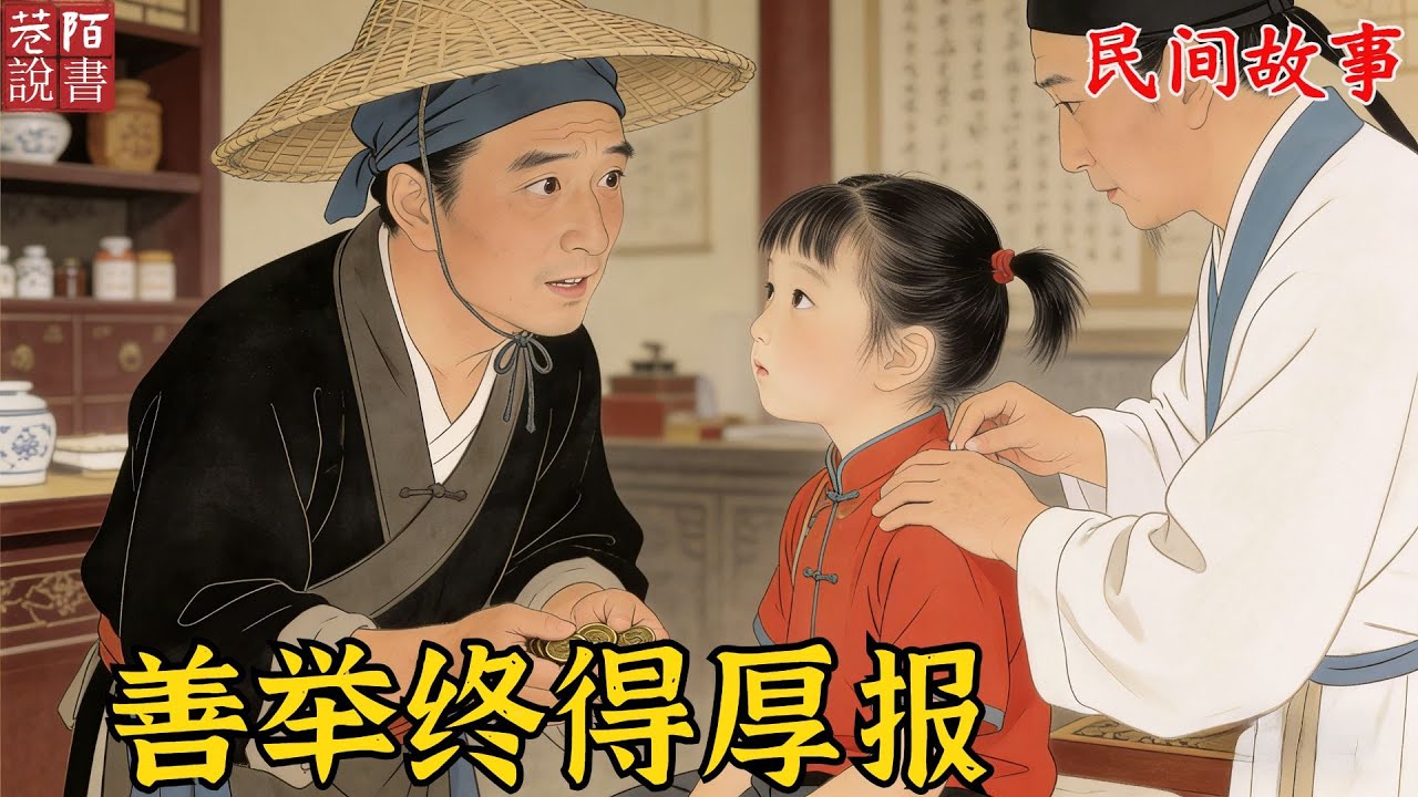 雨夜邻居家孩子高烧，小货郎放下生意送医，还垫光了本钱，谁知邻居是落难的富商，复起后直接给货郎开了间大铺子！【巷陌說書人】