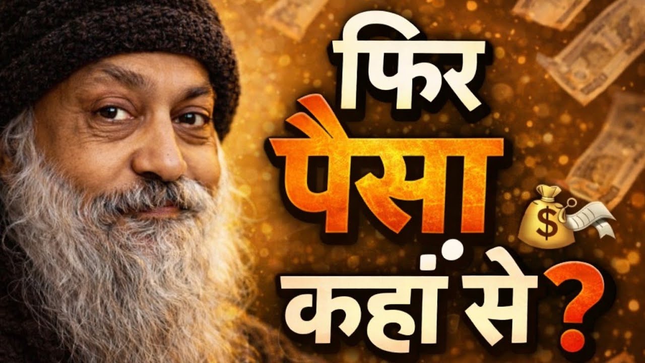 पैसा मेहनत से नहीं आता — फिर आता कहाँ से है? | Osho Inspired - Money never comes from hardwork
