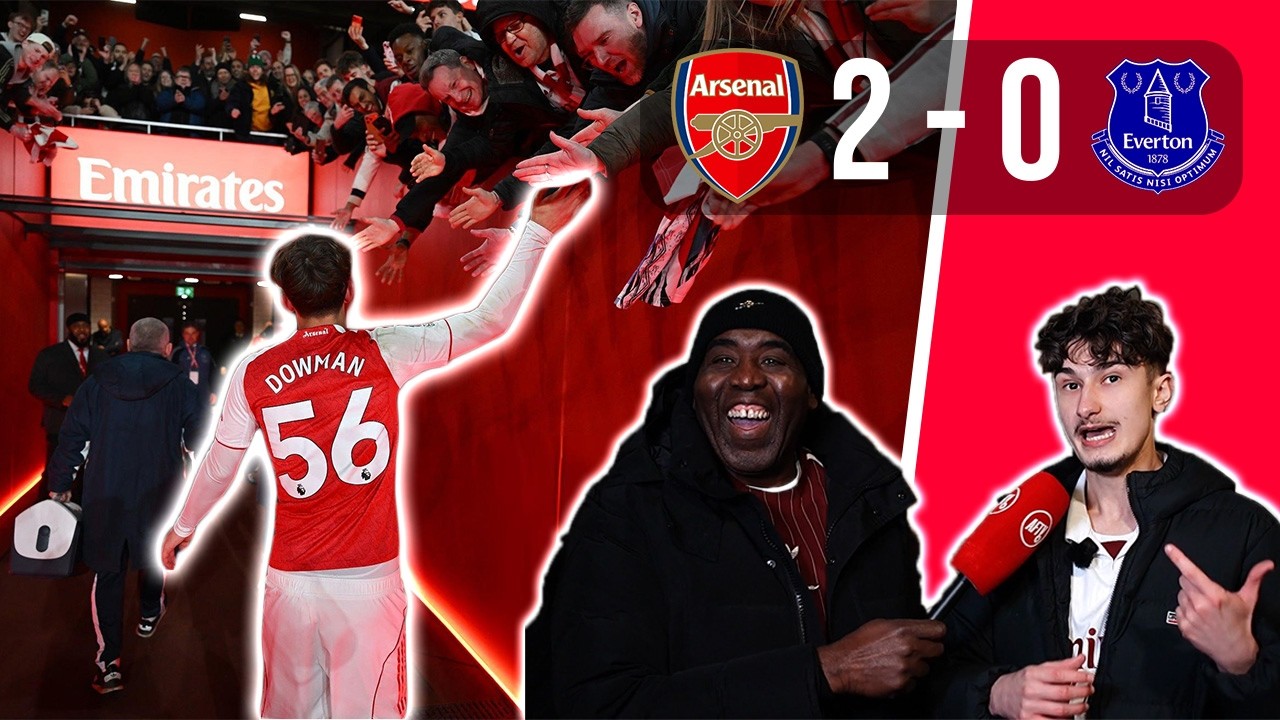 SUPER MAX DOWMAN: Arsenal 2-0 Everton