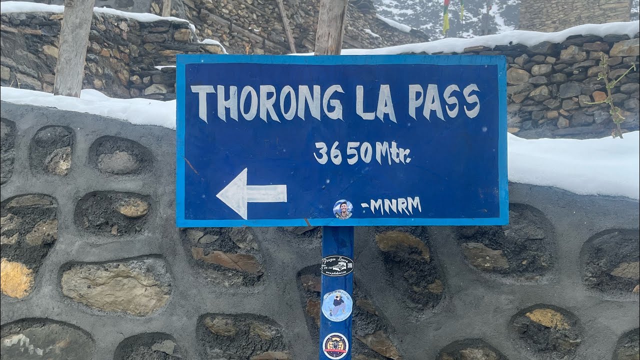 THORONGLA PASS IN EXTREME WEATHER