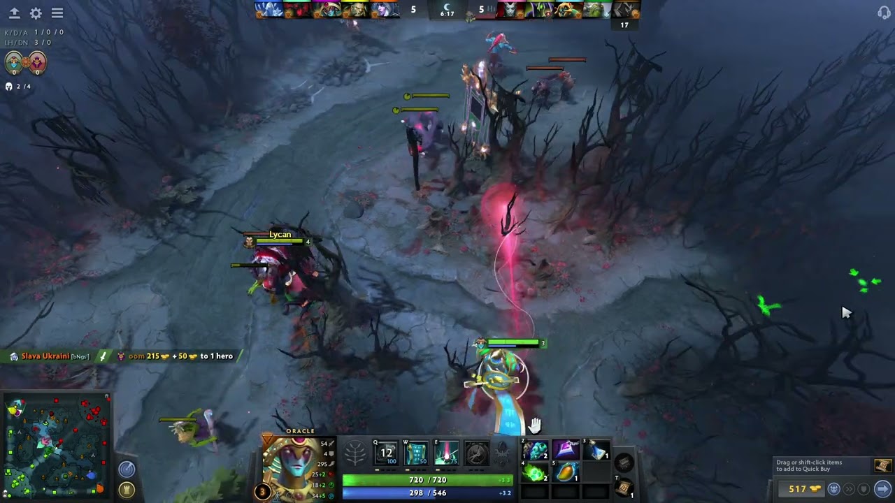 DOTA 2 - Unranked - Oracle - Offlane Support (pos4)
