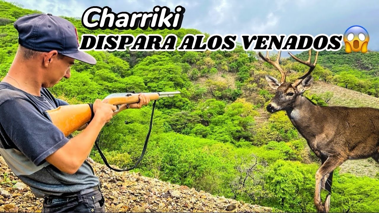 CHARRIKI LE DISPARA ALOS VENADOS😱