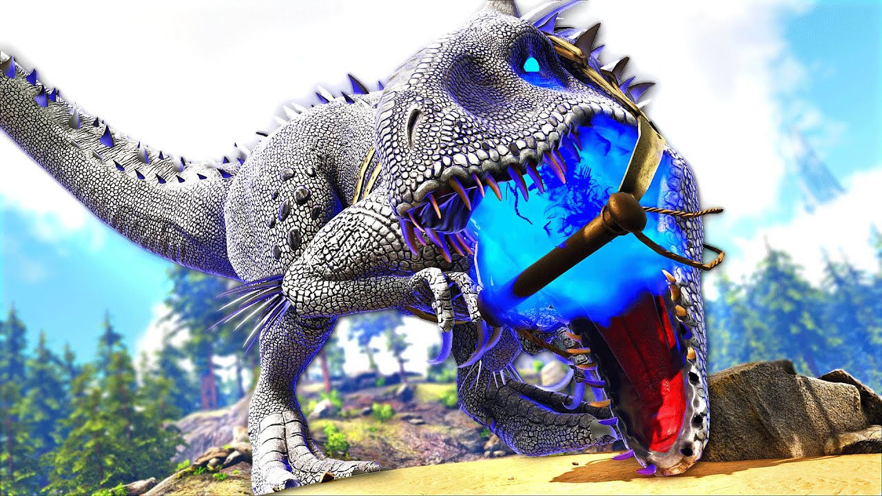 I Tamed the Most Powerdul Indominus Rex in ARK!
