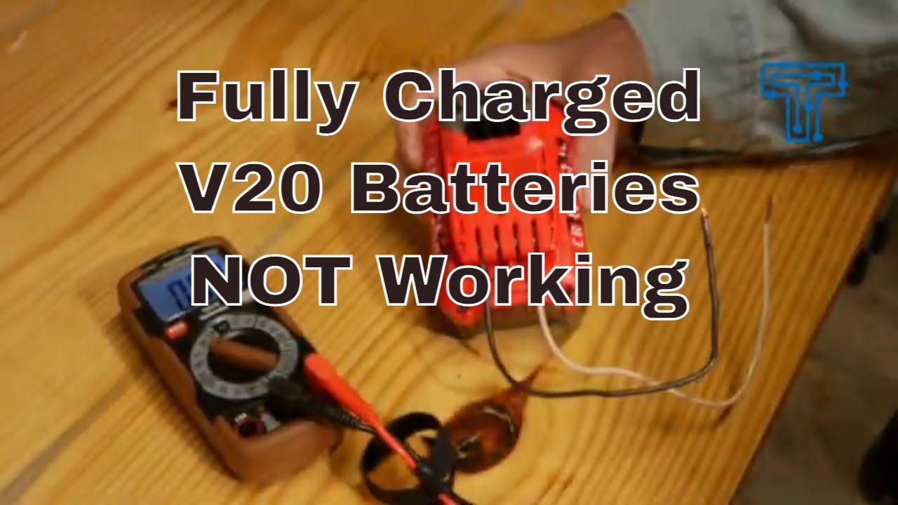 Аккумуляторы Craftsman V20 полностью заряжены, но разрядились — виновато ли зарядное устройство?