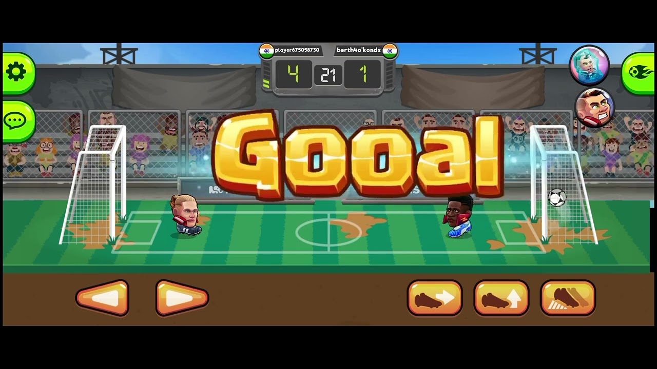 Playing head ball 2 for the first time 