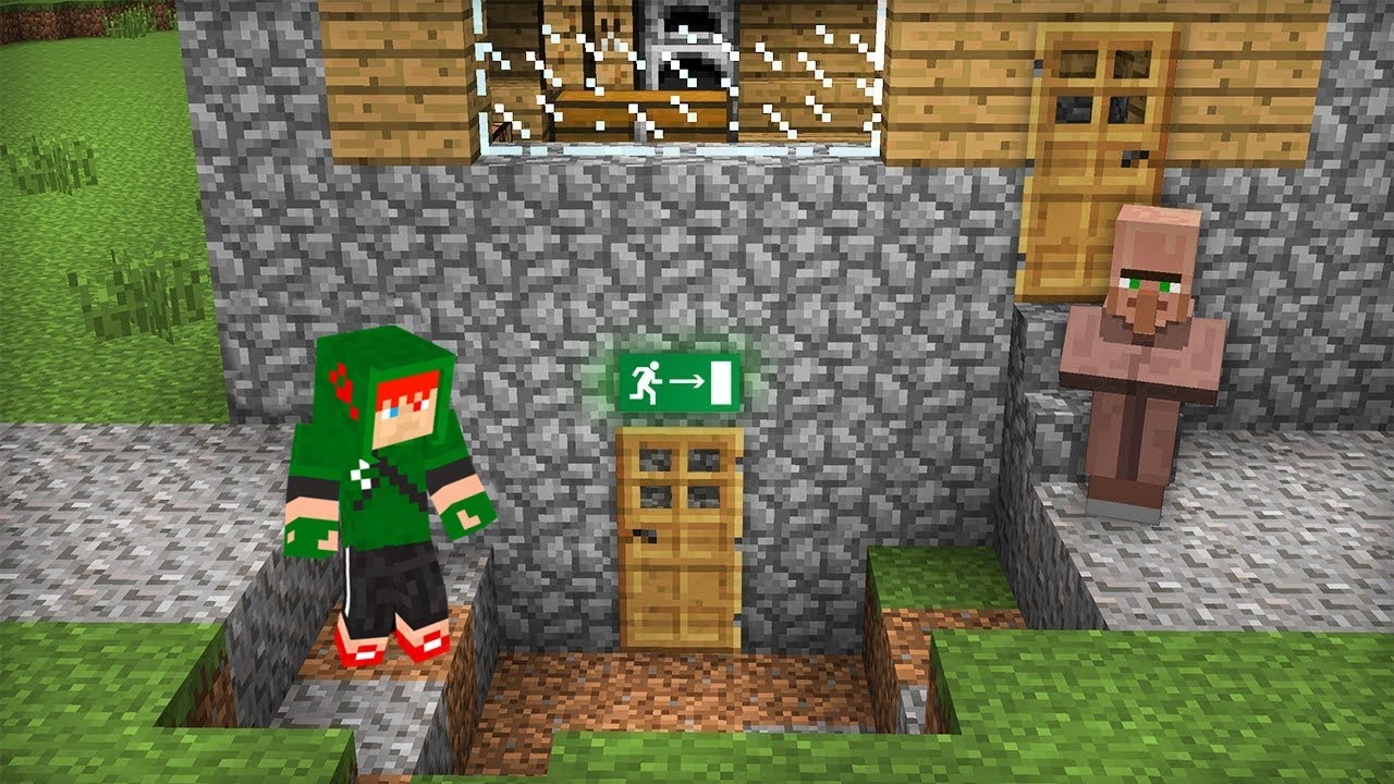 DESCOBRI O QUE O ALDEÃO ESCONDE NESTE PORÃO NO MINECRAFT!!