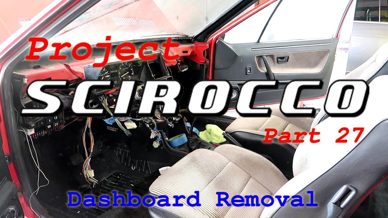 1985 VW Scirocco Mk2 | Part 27 - Dashboard Removal