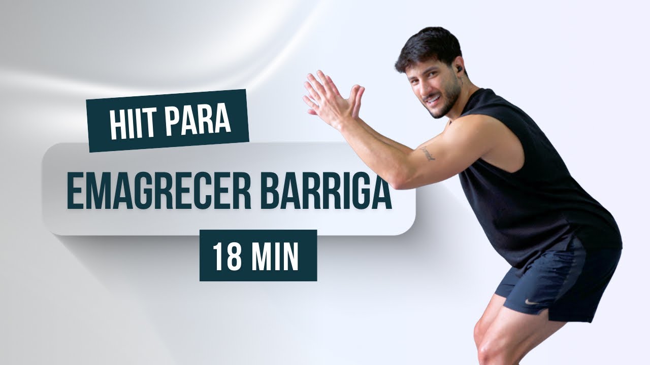 CARDIO HIIT de 18 MIN para gastar 449 calorias - sem repetições, sem equipamentos (em casa)