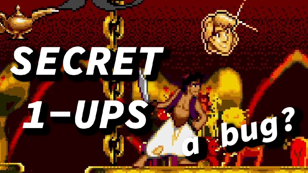 *Secret* 1-ups in Aladdin (Sega Genesis)