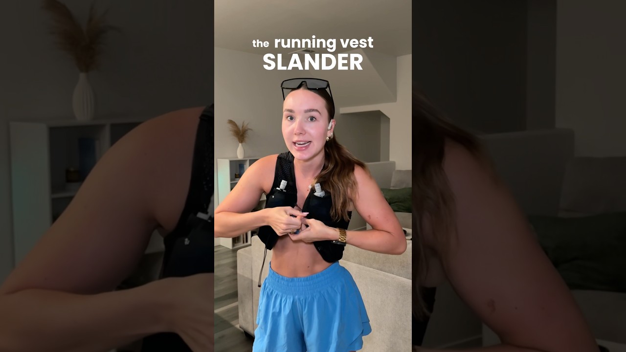 running vest SLANDER👀#running #runner #runningvest #runnergirl #shorts #runningjourney #fitness