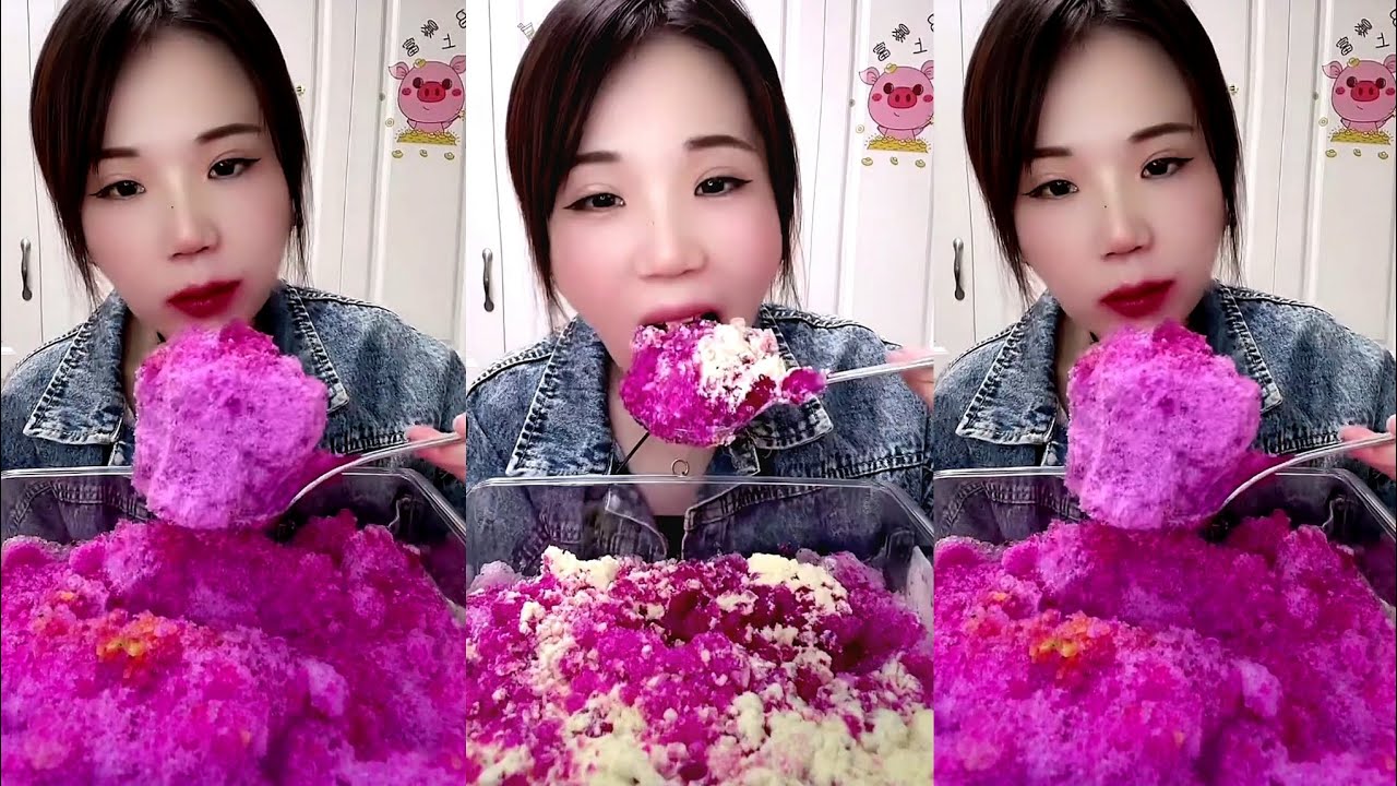 ASMR SHAVED ICE EATING / ICE EATING